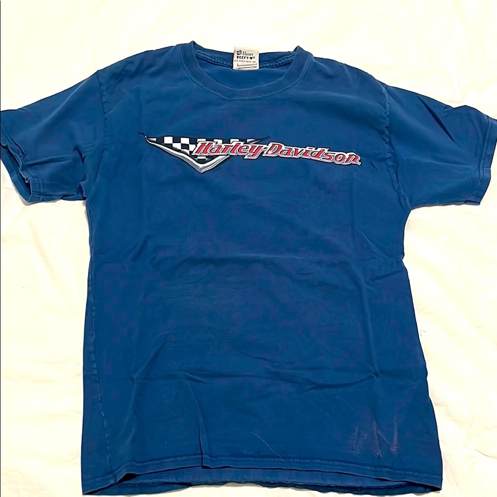Harley-Davidson Blue Graphic T-Shirt